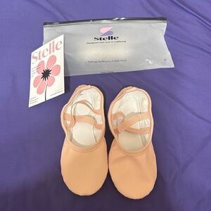 Stelle Pink Leather Ballet Dance Shoes size 2